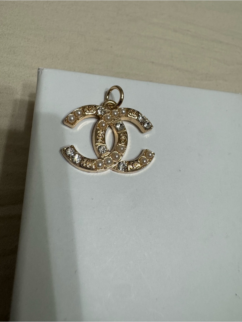 Upcycled Chanel Pendant